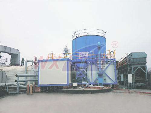 張家港永力達20噸移動一體式改性瀝青設備